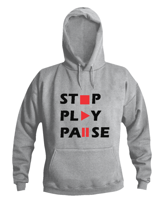 Džemperis Stop play pause